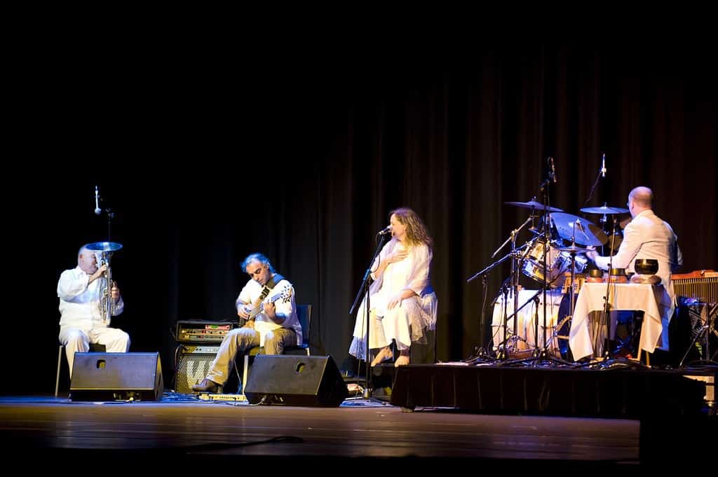 James Evri Carmen and David perform The Garden